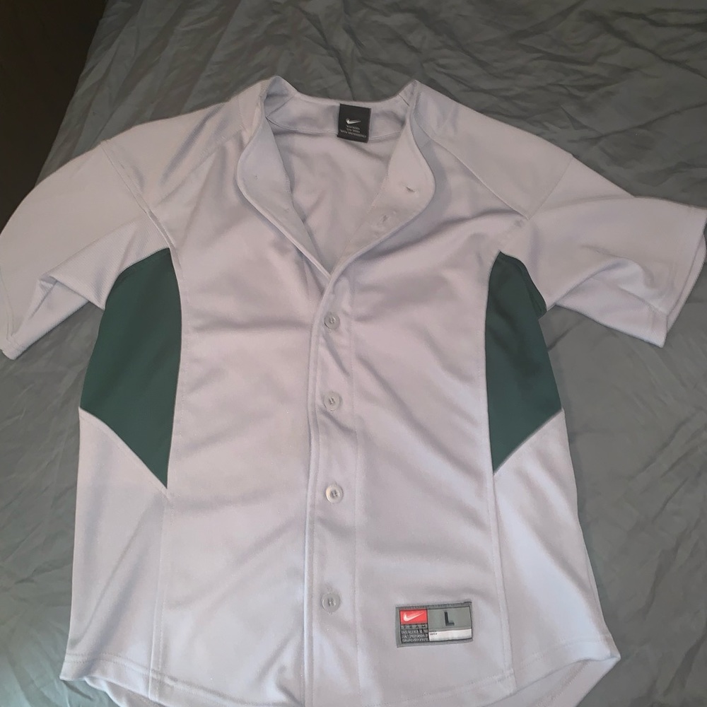 Nike gray jersey old school